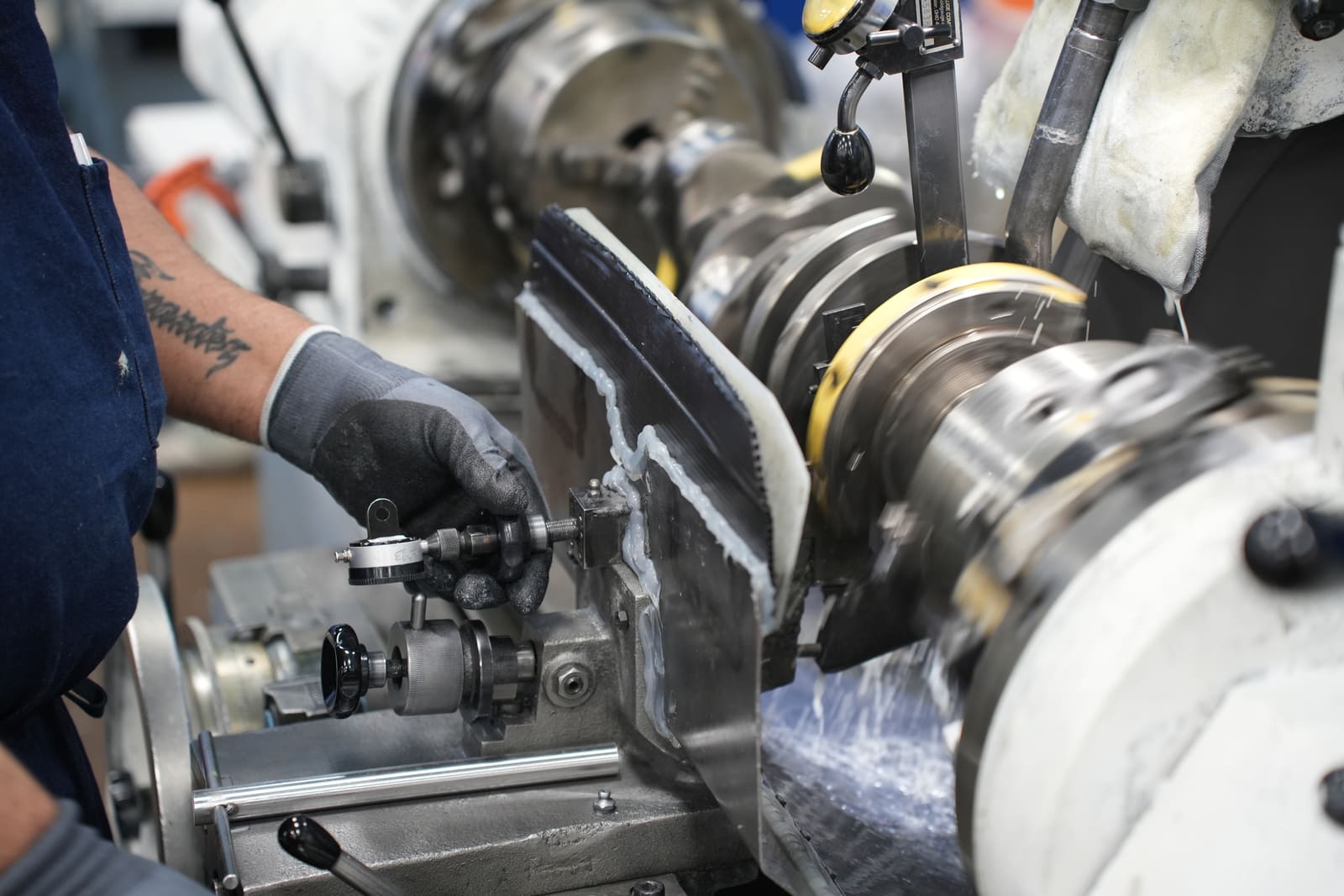 Crank detail